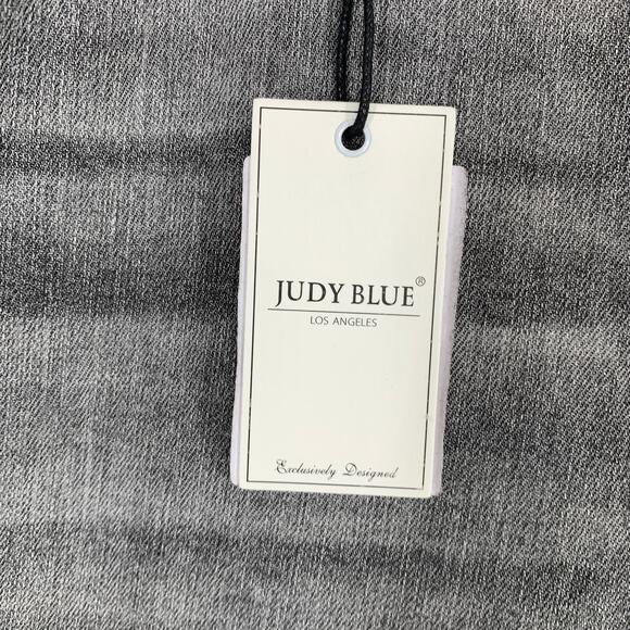 Judy Blue Women Full Size Button Fly High Waist Cuffed Capris 24 Gray Denim 23 - Picture 10 of 15